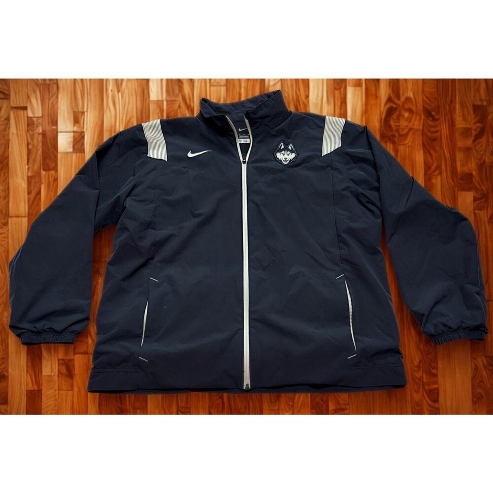 UConn Huskies Nike Player Issued Windbreaker Jacket Men’s XL #43 NCAA Basketball - Picture 2 of 11
